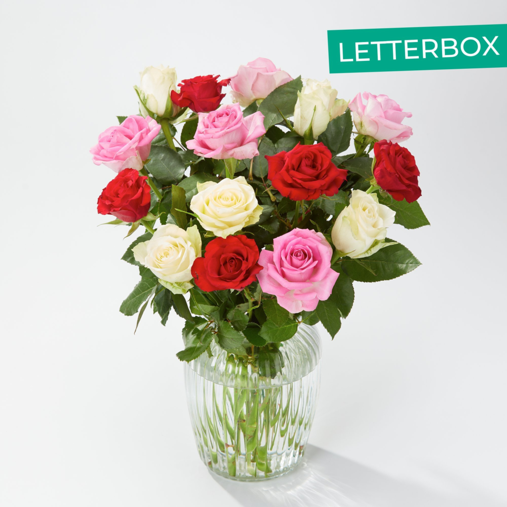 Delightful Roses Letterbox SandiesFlowers.co.uk