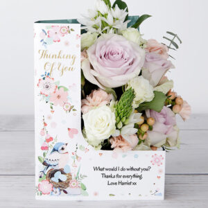 Thinking Of You’ Flowers with Spray Roses, Carnations and Eucalyptus