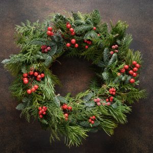 Red Xmas Wreath