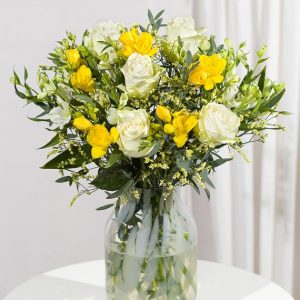 Summer Roses and Freesias